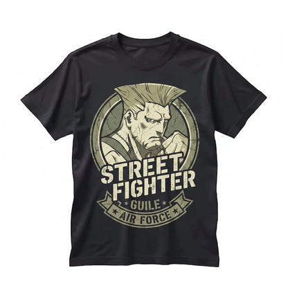 Guile Graphic Martial Arts Video Game Arcade Fighter Apparel Unisex TShirt