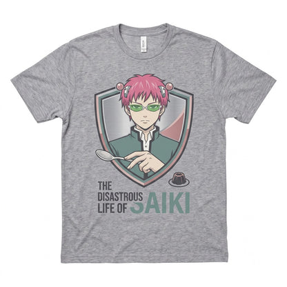 Saiki K Annoyed Face Psychic Anime Graphic Cotton Unisex TShirt