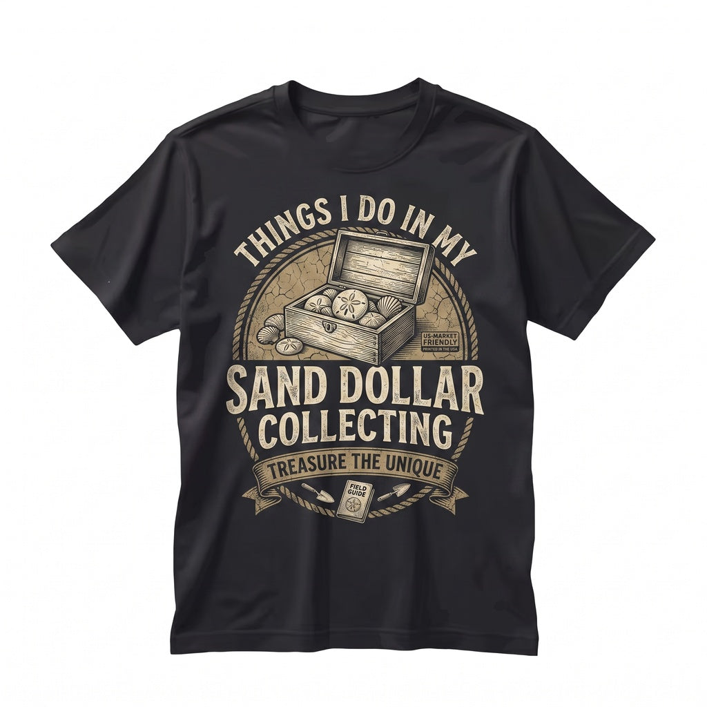 Sand Dollar Distressed Graphic Seashell Collector Coastal Aesthetic Unisex TShirt