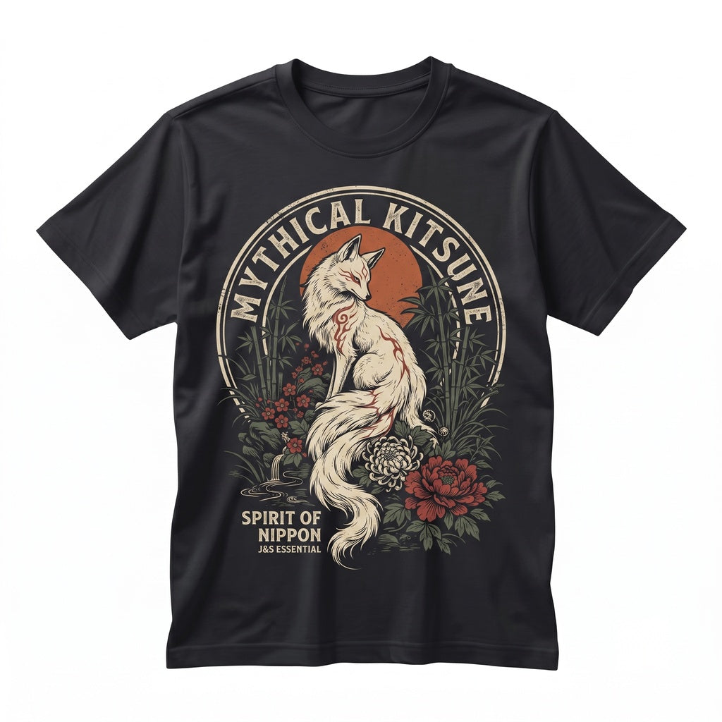 Japanese Kitsune Graphic