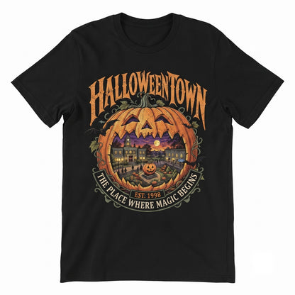 Spooky College 1998 Retro Autumn Graphic Apparel Unisex TShirt