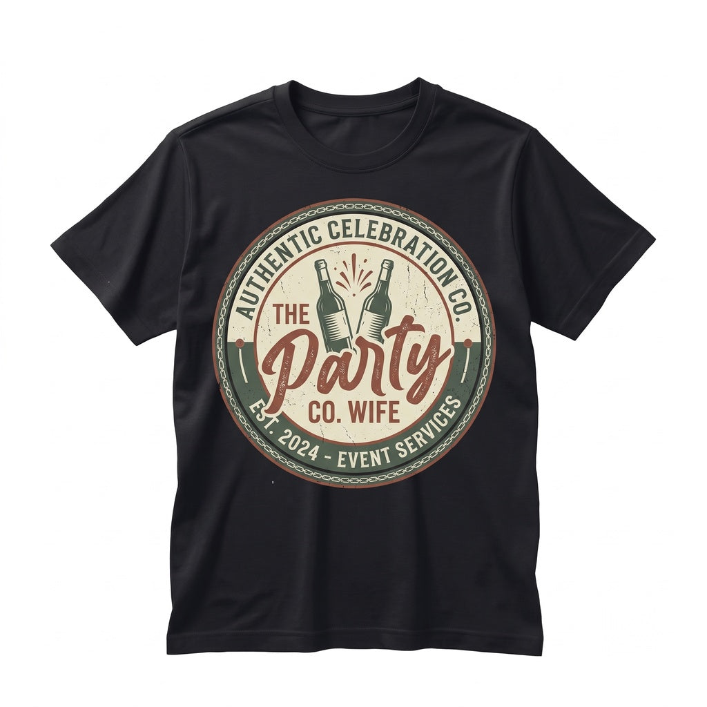 Wife of the Party Bachelorette Bridal Crew Matching Squad Wedding Unisex TShirt