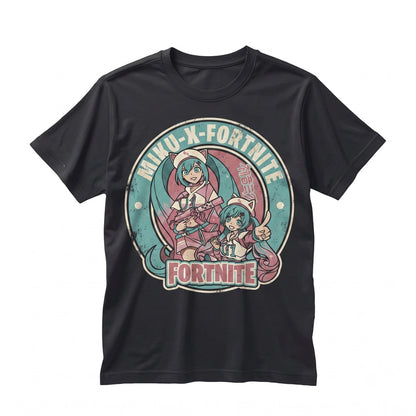Japanese Flame Graphic Streetwear 100% Cotton Crewneck Unisex TShirt