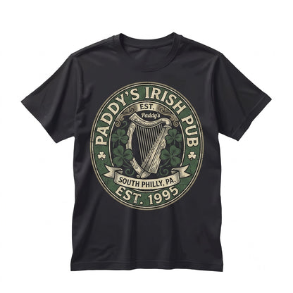 Paddys Irish Pub Philadelphia Retro Bar Vintage Graphic Unisex TShirt