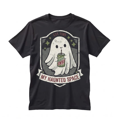 Funny Soda Ghost Graphic Apparel, Cute Citrus Drink Lover Gift Unisex TShirt
