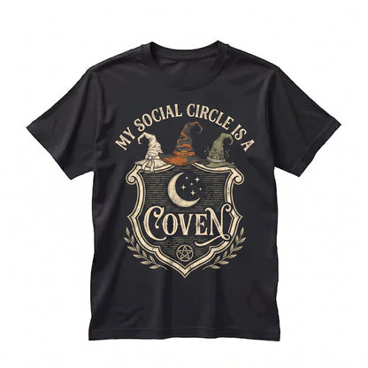 Funny Witch Coven Halloween Introvert Sarcastic Spooky Graphic Unisex TShirt