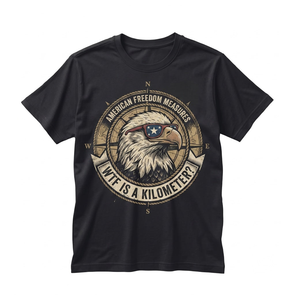 What Is A Kilometer Funny 4th Of July Patriotic American Meme Graphic Top Unisex TShirt