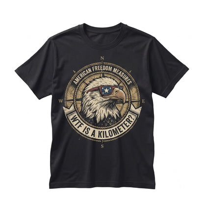 What Is A Kilometer Funny 4th Of July Patriotic American Meme Graphic Top Unisex TShirt