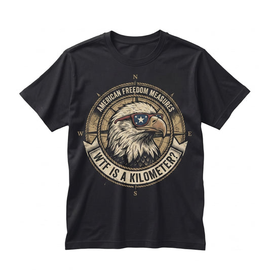 What Is A Kilometer Funny 4th Of July Patriotic American Meme Graphic Top Unisex TShirt