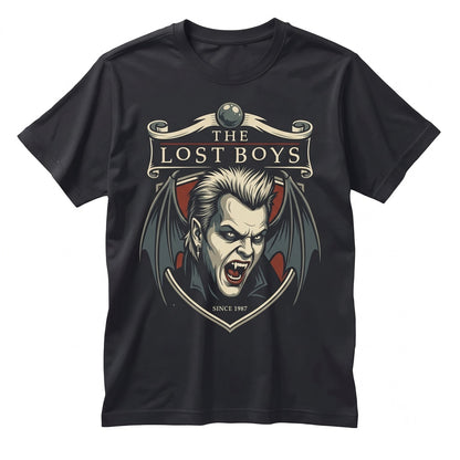 Vintage 1980s Santa Carla Vampire Movie Graphic Print Cotton Adult Unisex TShirt