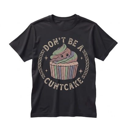 Sarcastic Skeleton Dont Be A Cupcake Funny Sassy Snarky Saying Water Bottle Decal Unisex TShirt