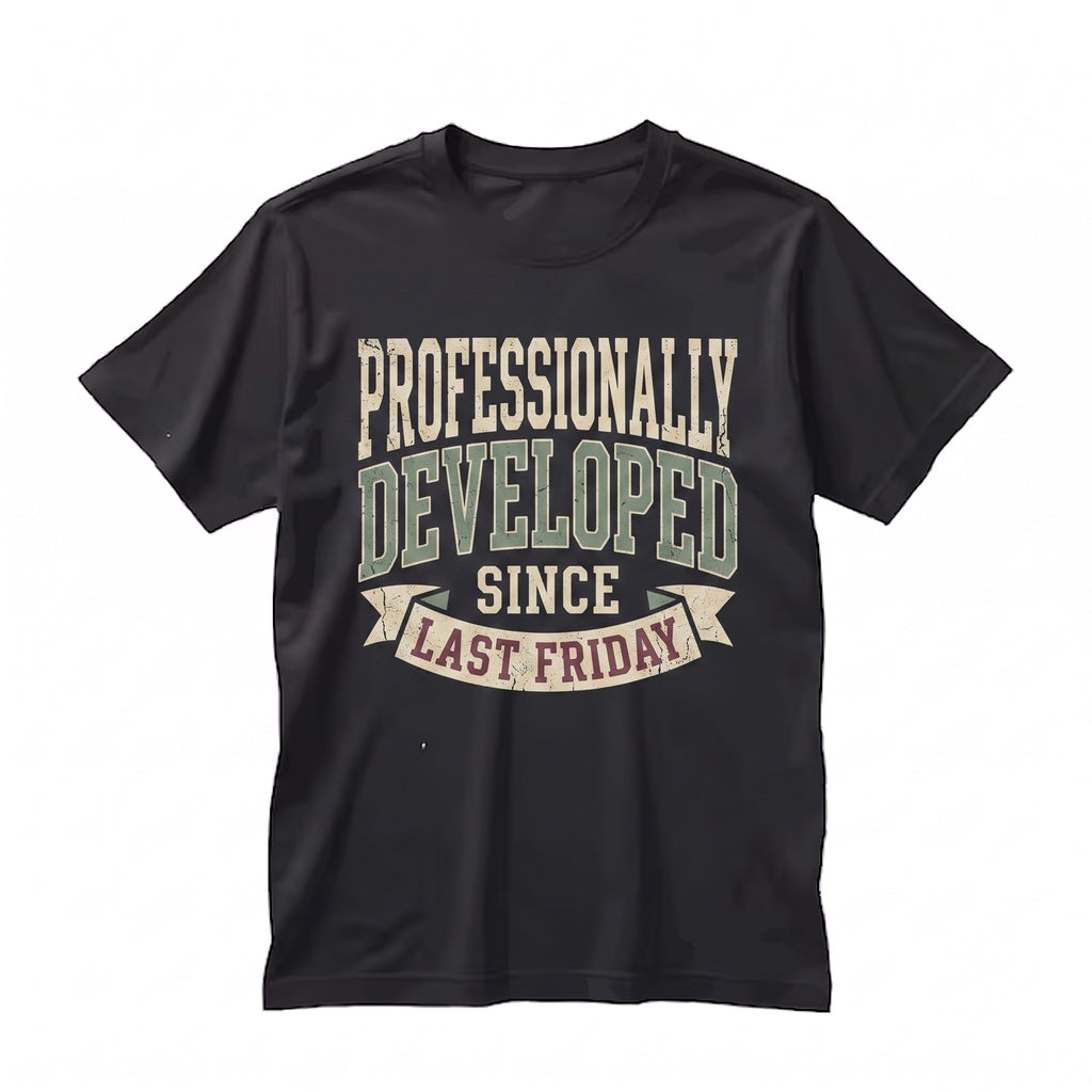 Does This Make Me Look Professionally Developed Funny Office Coworker Gift Corporate Humor Work Unisex TShirt