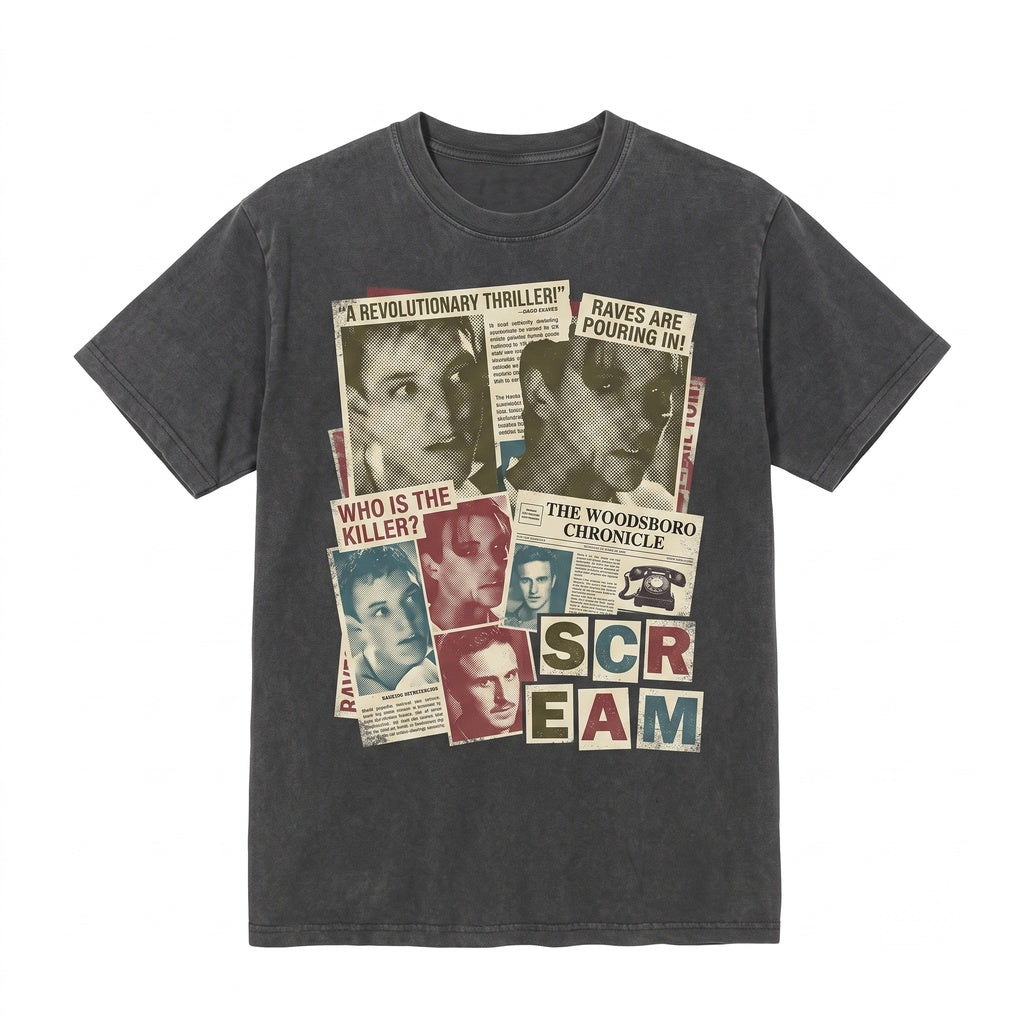 Halloween Scream Movie Spooky Season Graphic Unisex TShirt
