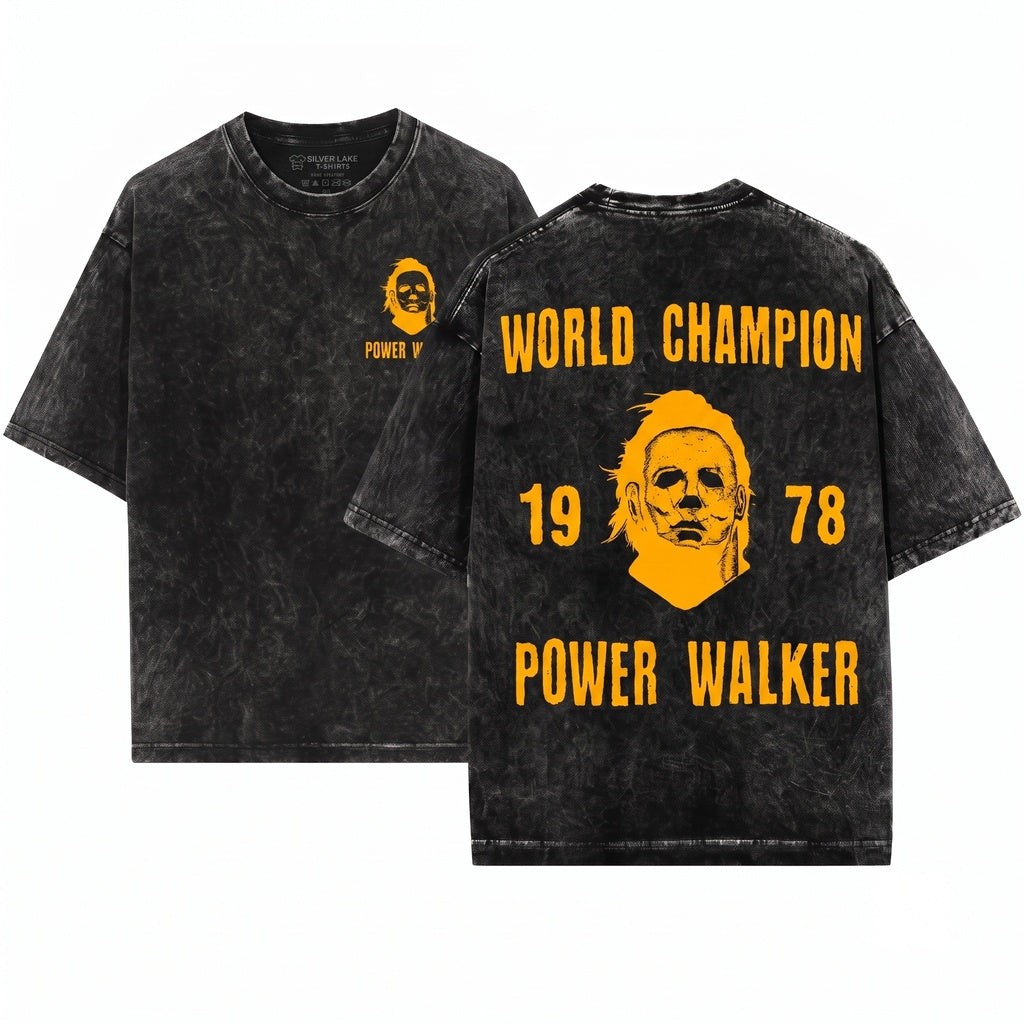Michael Myers Horror Character Movie Halloween Gift Unisex Wash T-Shirt