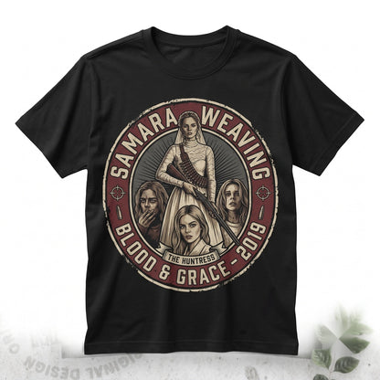 Samara Weaving Retro 90s Vintage Horror Movie Fan Graphic Sweatshirt Hoodie Unisex TShirt