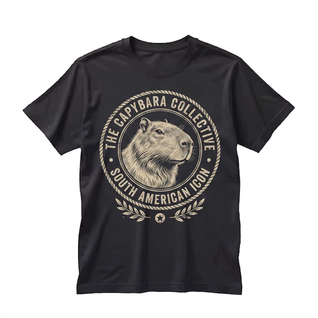 Cute Capybara Animal Graphic Nature Lover Gift Funny Chill Forest Wildlife Aesthetic Top Unisex TShirt