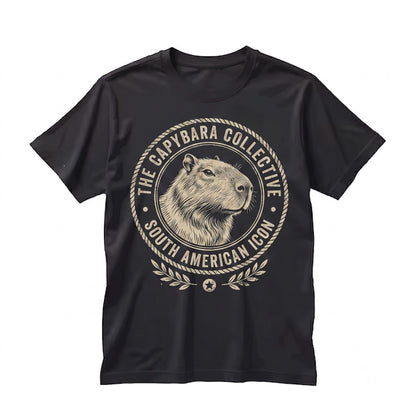Cute Capybara Animal Graphic Nature Lover Gift Funny Chill Forest Wildlife Aesthetic Top Unisex TShirt