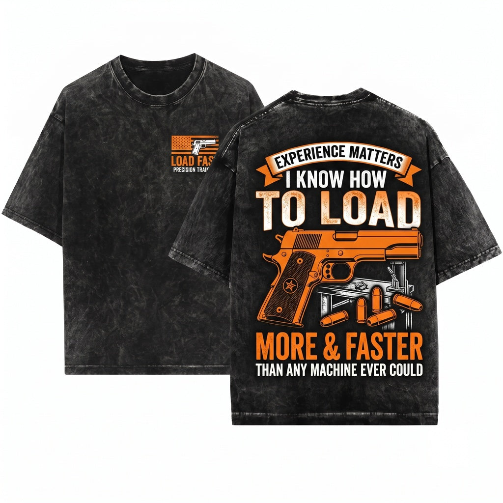 I Know How To Load More Than A Washer Dryer Funny Gun Firearm Enthusiast Gift Unisex Wash T-Shirt