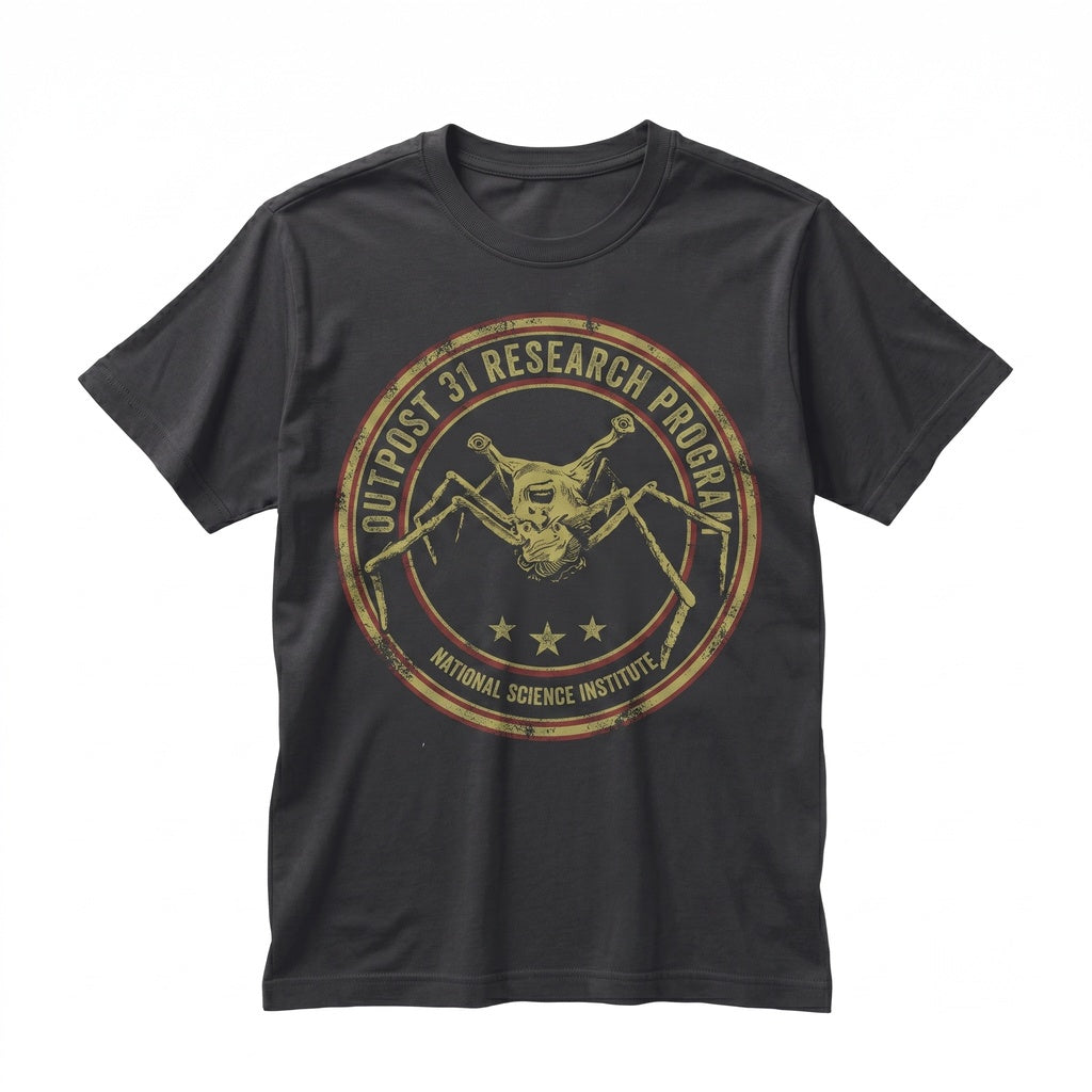 Outpost 31 Antarctic Research Station Sci-Fi Horror Alien Film Vintage Graphic Unisex TShirt