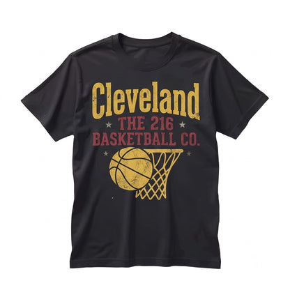 Cleveland Basketball Sweatshirt Streetwear Style CLE BBall Crewneck Graphic Sports Apparel Unisex TShirt