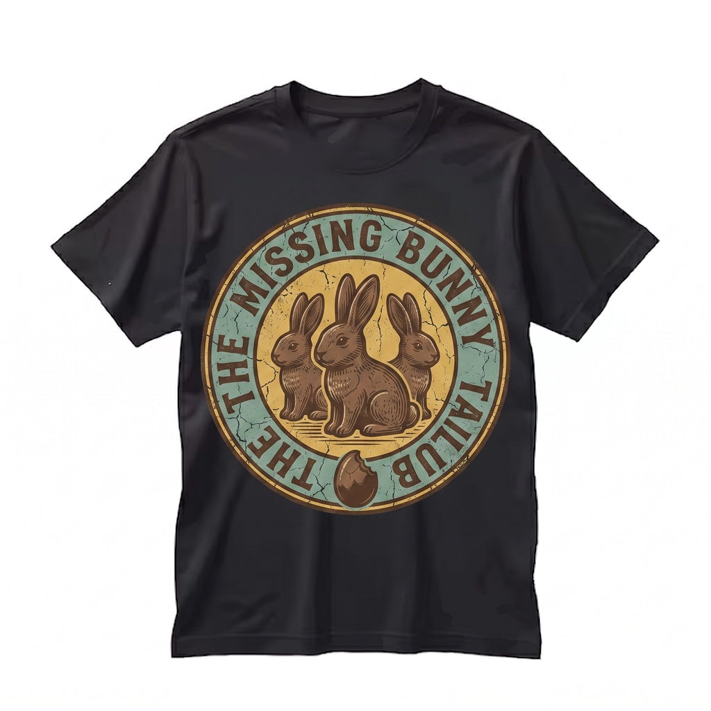 Funny Easter Chocolate Bunny My Butt Hurts Joke Graphic Matching Holiday Gift Unisex TShirt