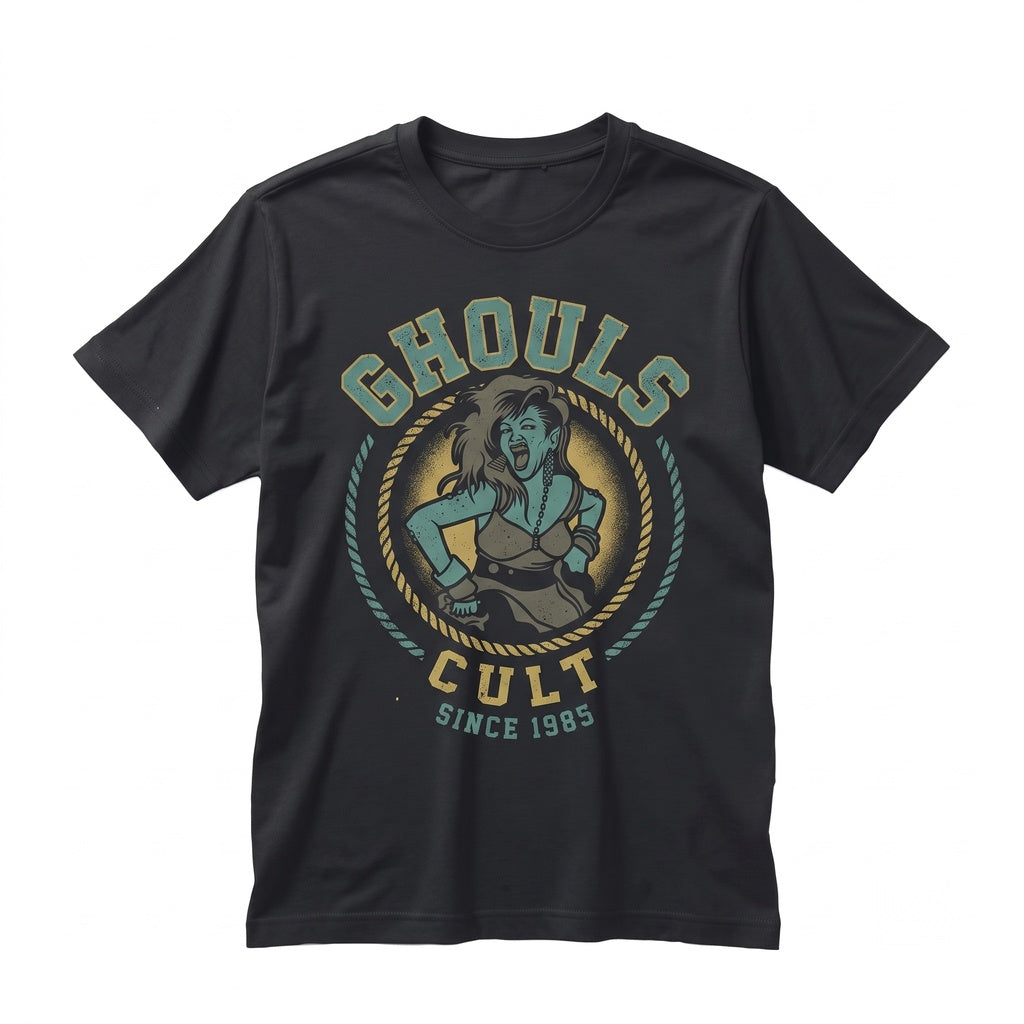 Ghouls Just Wanna Have Fun Halloween Graphic Cotton Vintage Retro Spooky Party Apparel Unisex TShirt