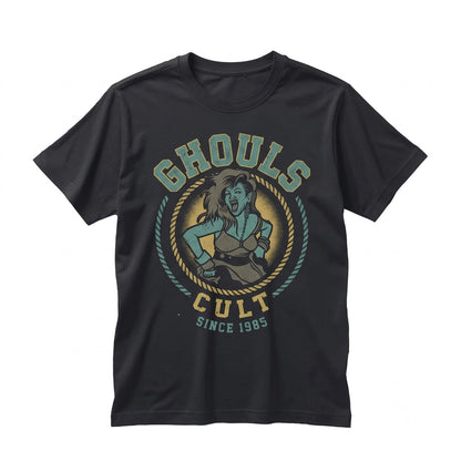 Ghouls Just Wanna Have Fun Halloween Graphic Cotton Vintage Retro Spooky Party Apparel Unisex TShirt