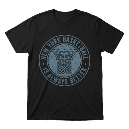 New York Basketball Graphic Sweatshirt, NY Hoops Streetwear Crewneck Unisex TShirt