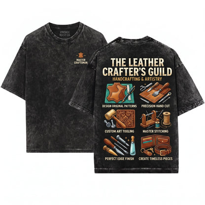 Things I Do In My Spare Time Leatherworker Crafting Artisan Maker DIY Hobby Gift Unisex Wash T-Shirt