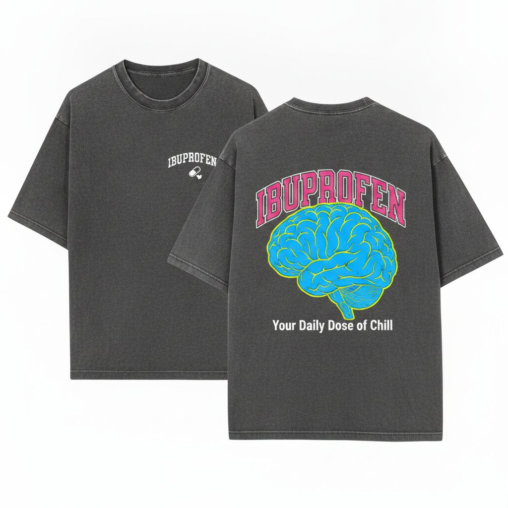 Ironic Meme Painkiller Hungover Silly Gift Festival Vintage Wash Unisex Wash T-Shirt