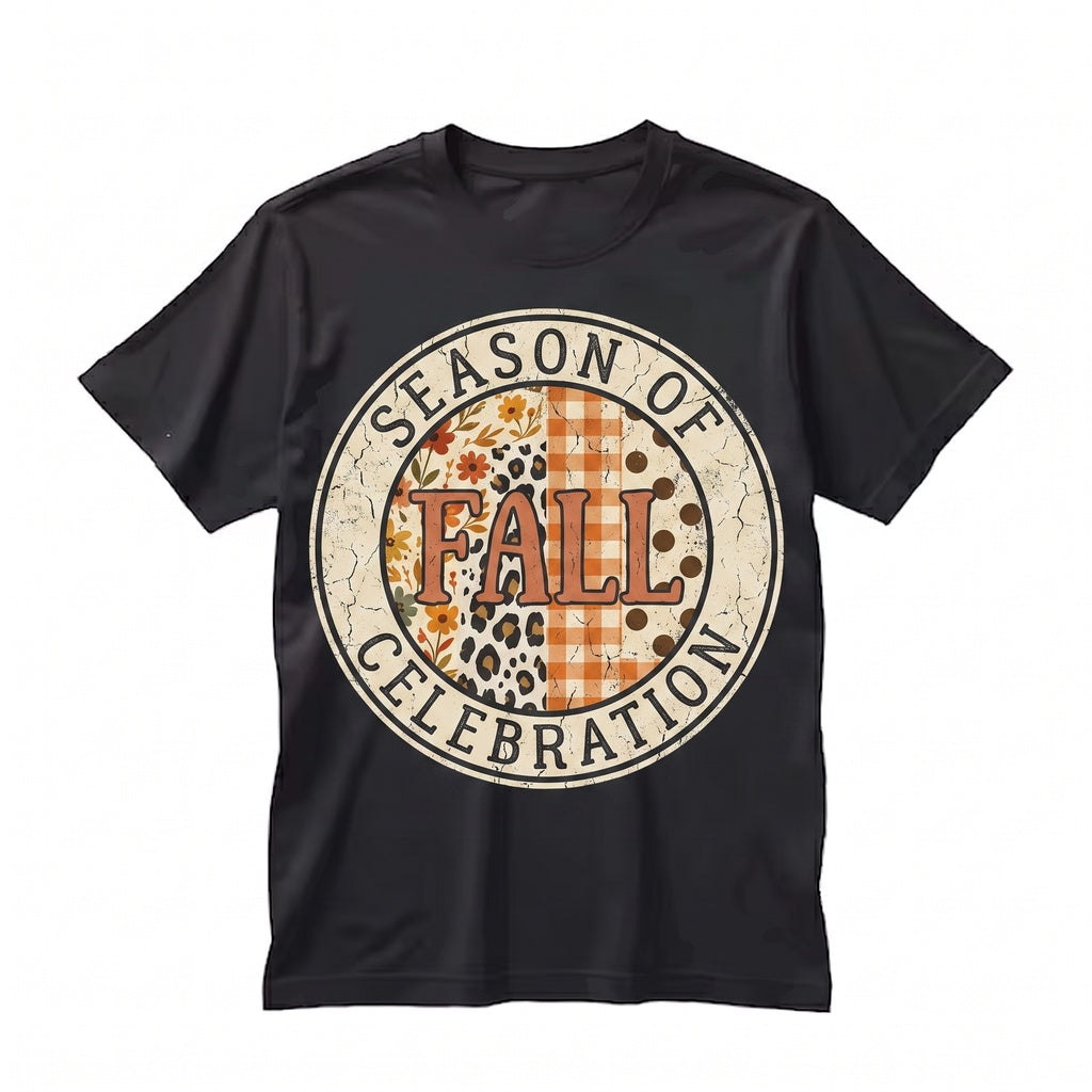 Autumn Vibes Trendy Graphic Apparel, Cozy Aesthetic Top, Women Men Unisex TShirt