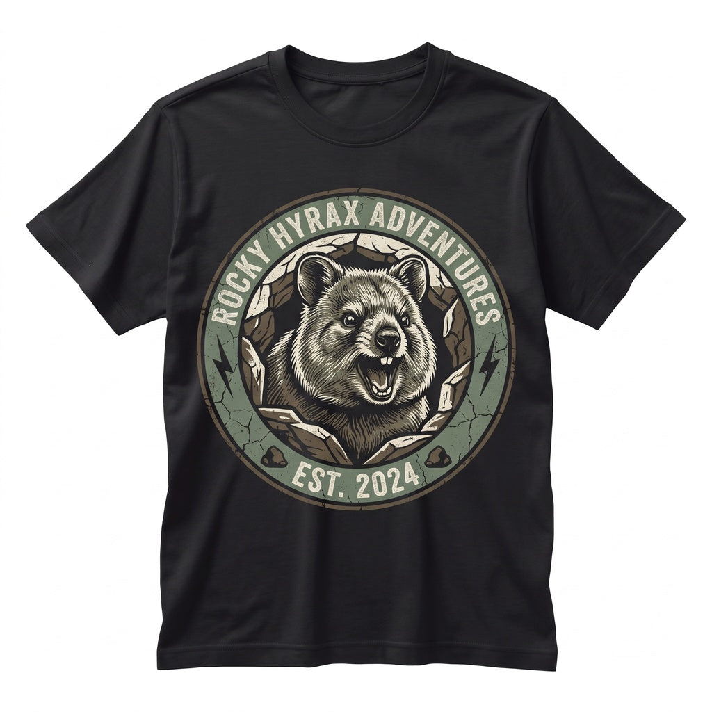 Hyrax Autism Vintage Retro Graphic Novelty Gift For Men Women Unisex TShirt