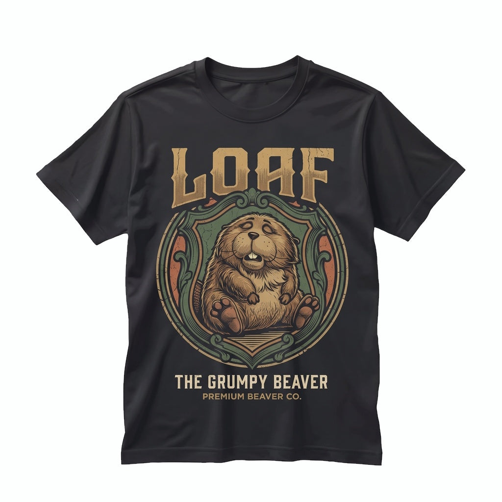 Vintage Hoppers Loaf Graphic Beaver Cartoon Movie Theme Park Family Vacation Retro Gift Apparel Unisex TShirt