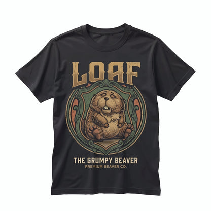 Vintage Hoppers Loaf Graphic Beaver Cartoon Movie Theme Park Family Vacation Retro Gift Apparel Unisex TShirt