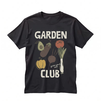 Garden Club Grow Your Own Veggie Graphic Plant Lover Gift Unisex TShirt