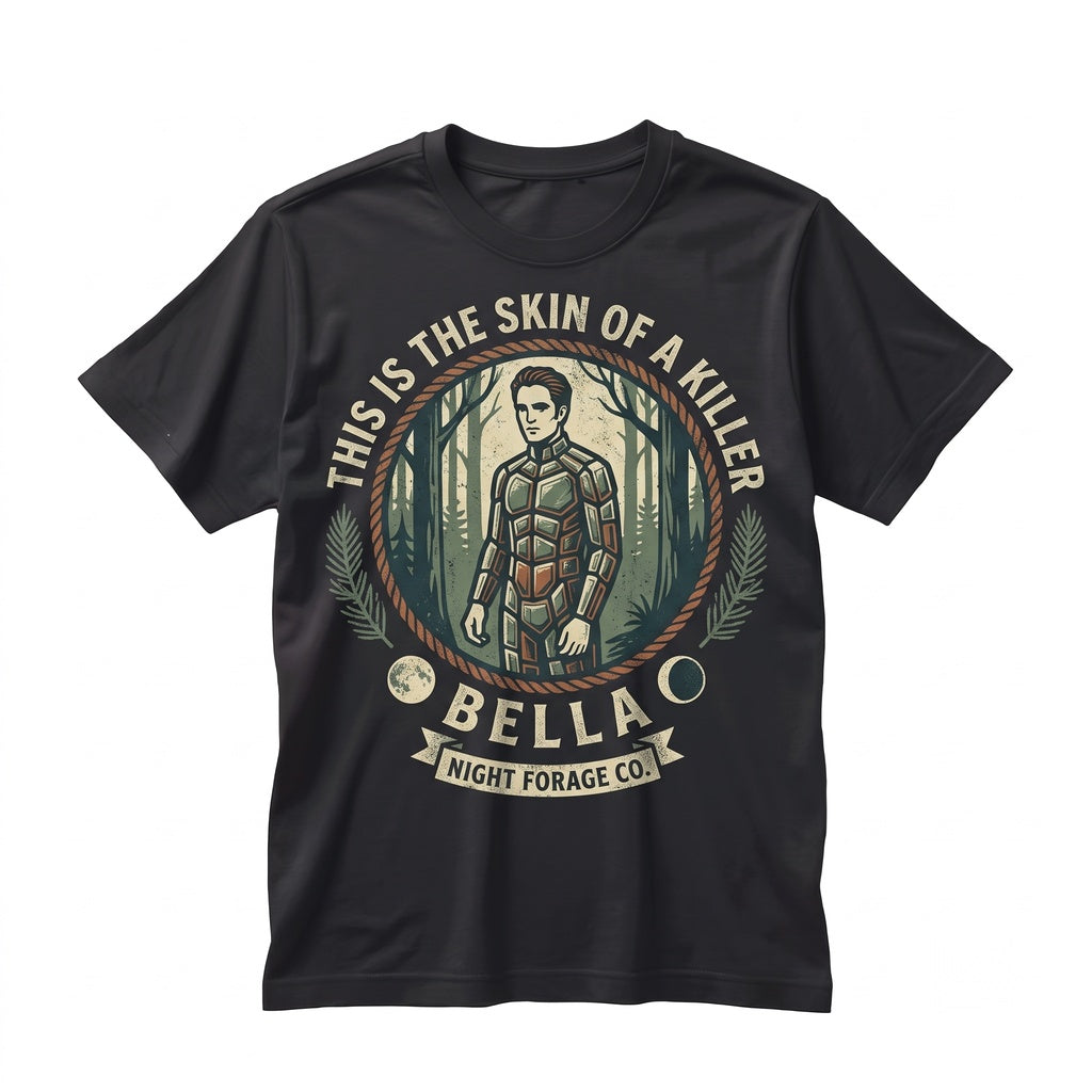 Robert Pattinson Twilight Skin Of A Killer Bella White Graphic Memes Unisex TShirt