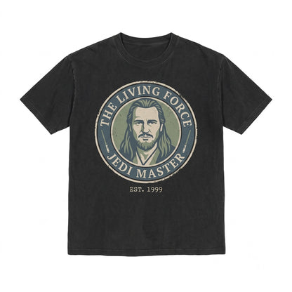 Vintage Qui-Gon Jinn Graphic Retro Jedi Master Phantom Menace Sci-Fi Apparel Sweatshirt Unisex TShirt