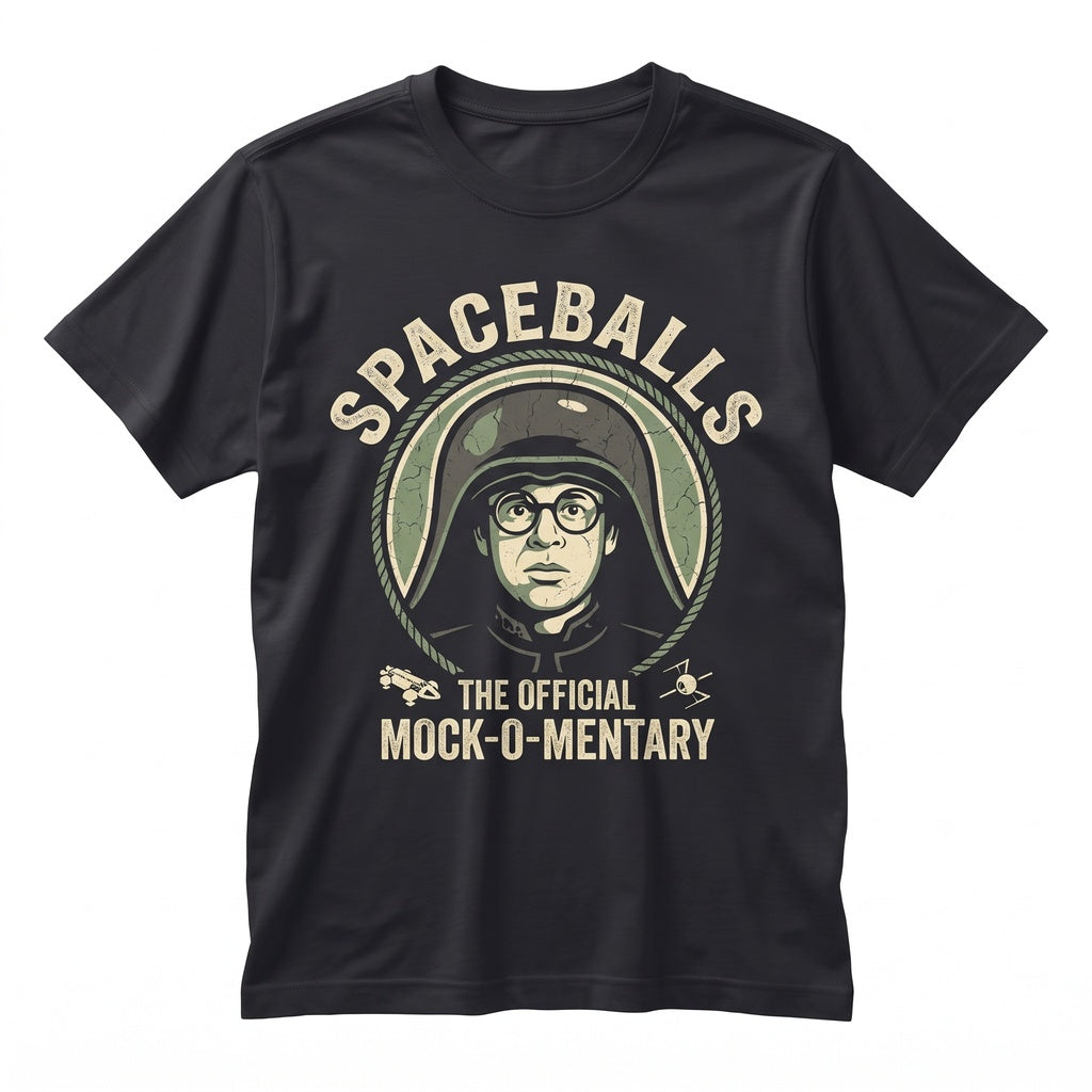 Spaceballs Vintage Sci-Fi Comedy Movie Graphic Print Casual Cotton Unisex TShirt