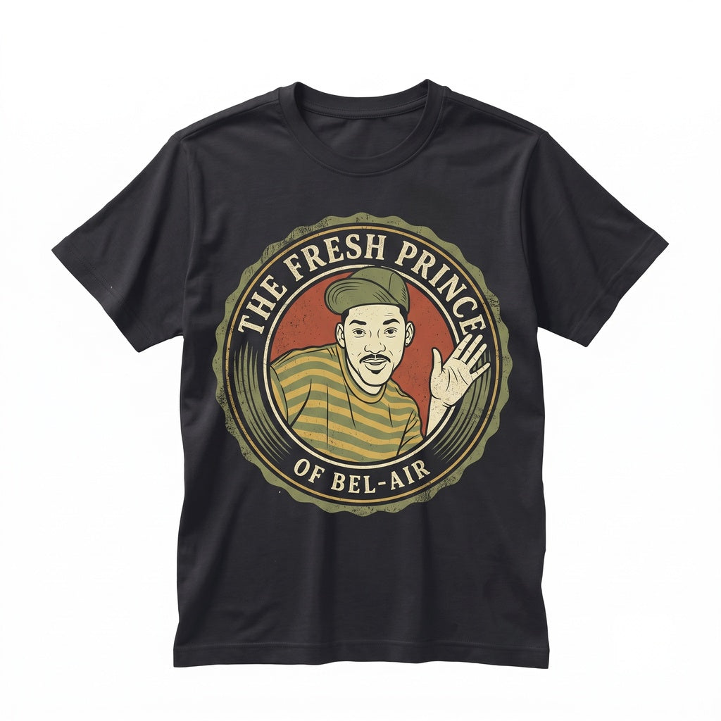 90s Retro West Philadelphia Prince Bel Air Graphic Vintage Unisex TShirt