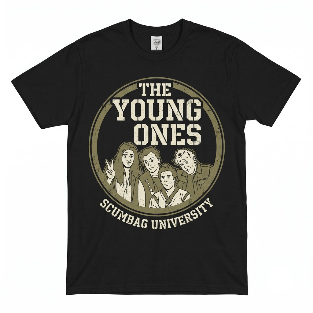 The Young Ones British Comedy Graphic Vintage 1980s Retro Cult Sitcom Cotton Unisex TShirt
