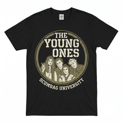 The Young Ones British Comedy Graphic Vintage 1980s Retro Cult Sitcom Cotton Unisex TShirt