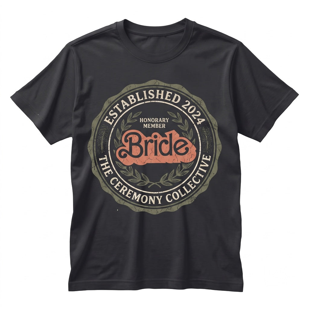Oversized Bride Vibes Pink Bachelorette Party Wedding 1717 Apparel Unisex TShirt