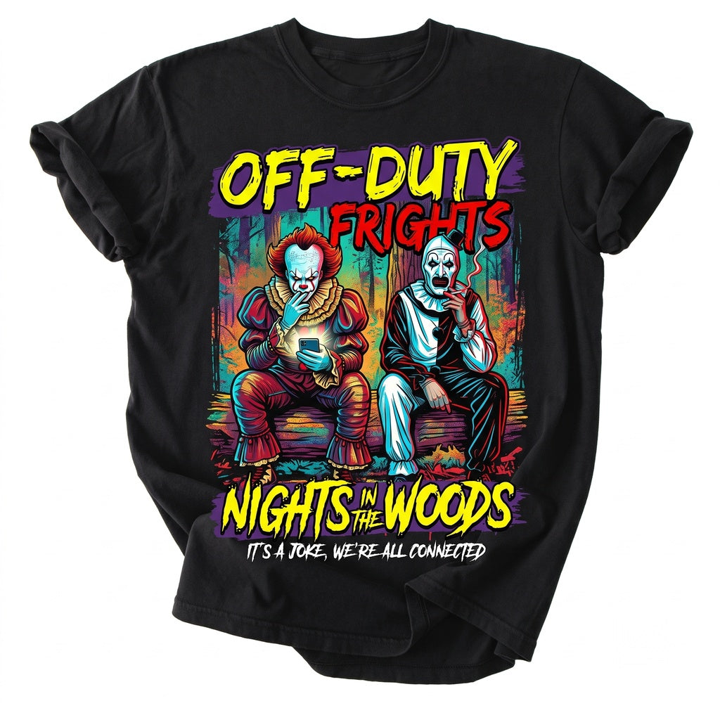 Scary Horror Movie Fan Spooky Halloween Evil Killer Clown Unisex TShirt