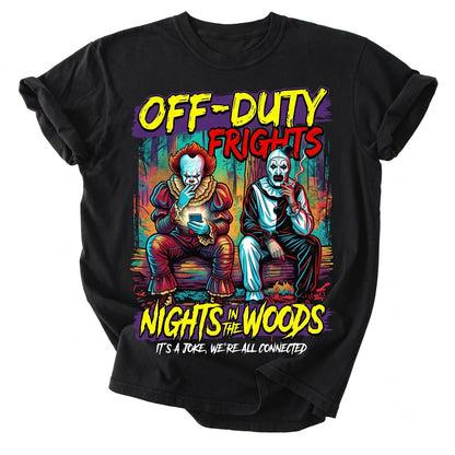Scary Horror Movie Fan Spooky Halloween Evil Killer Clown Unisex TShirt
