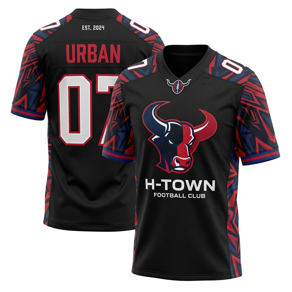 Unisex Football Fan Jersey - Breathable Mesh Athletic Game Day Shirt