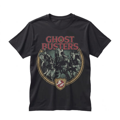 Vintage 80s Sci-Fi Paranormal Investigator Ghost Hunter Graphic Cotton Apparel Unisex TShirt