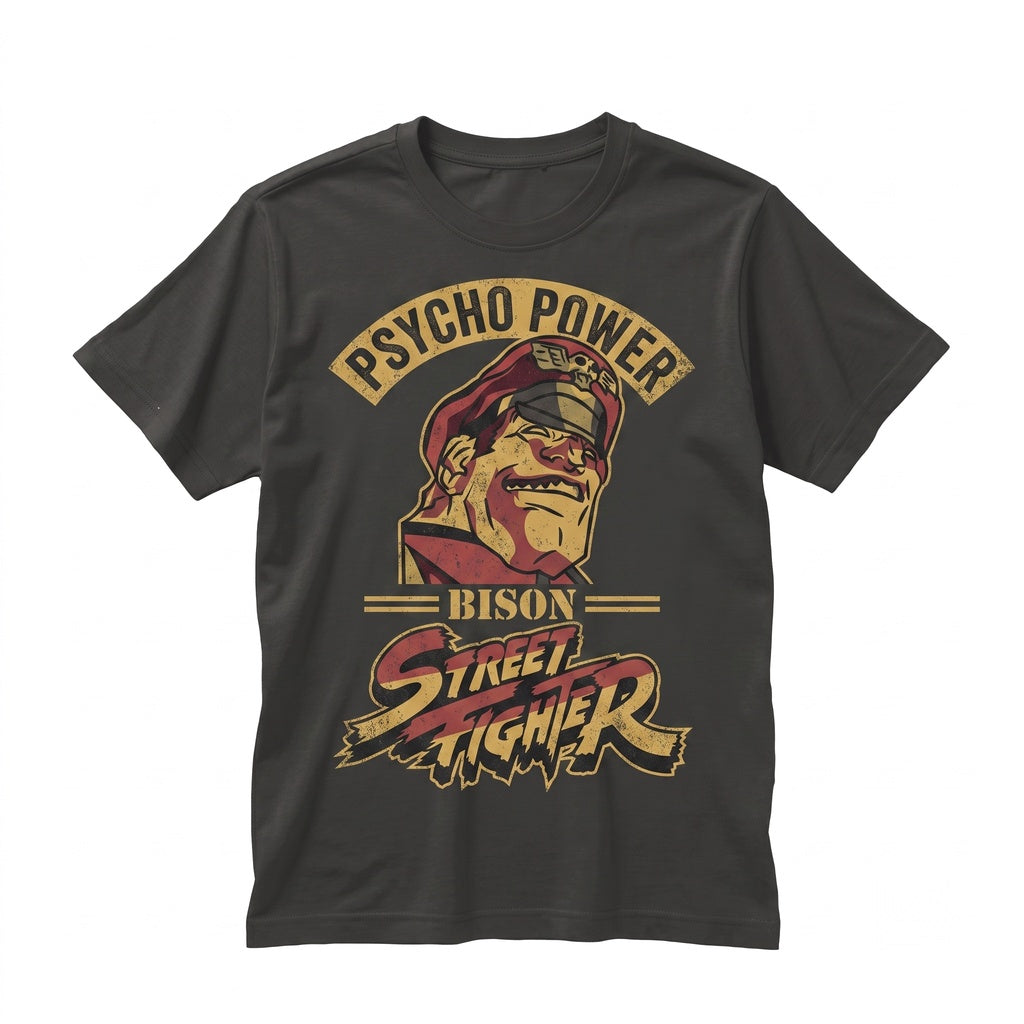 Retro Arcade Fighter General Boss Graphic Apparel Unisex TShirt