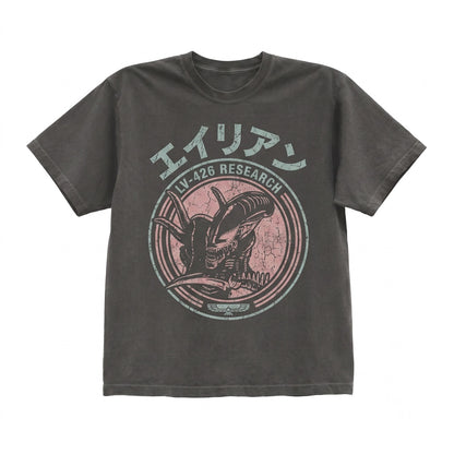 Vintage 1980s Sci-Fi Horror Extraterrestrial Monster Graphic Print Unisex TShirt