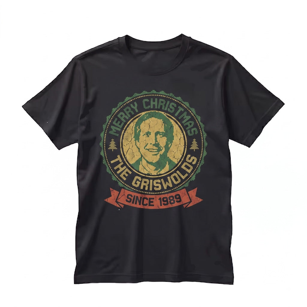 Funny 90s Holiday Vacation Movie Ugly Christmas Retro Graphic Unisex TShirt