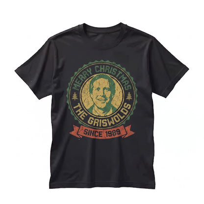 Funny 90s Holiday Vacation Movie Ugly Christmas Retro Graphic Unisex TShirt